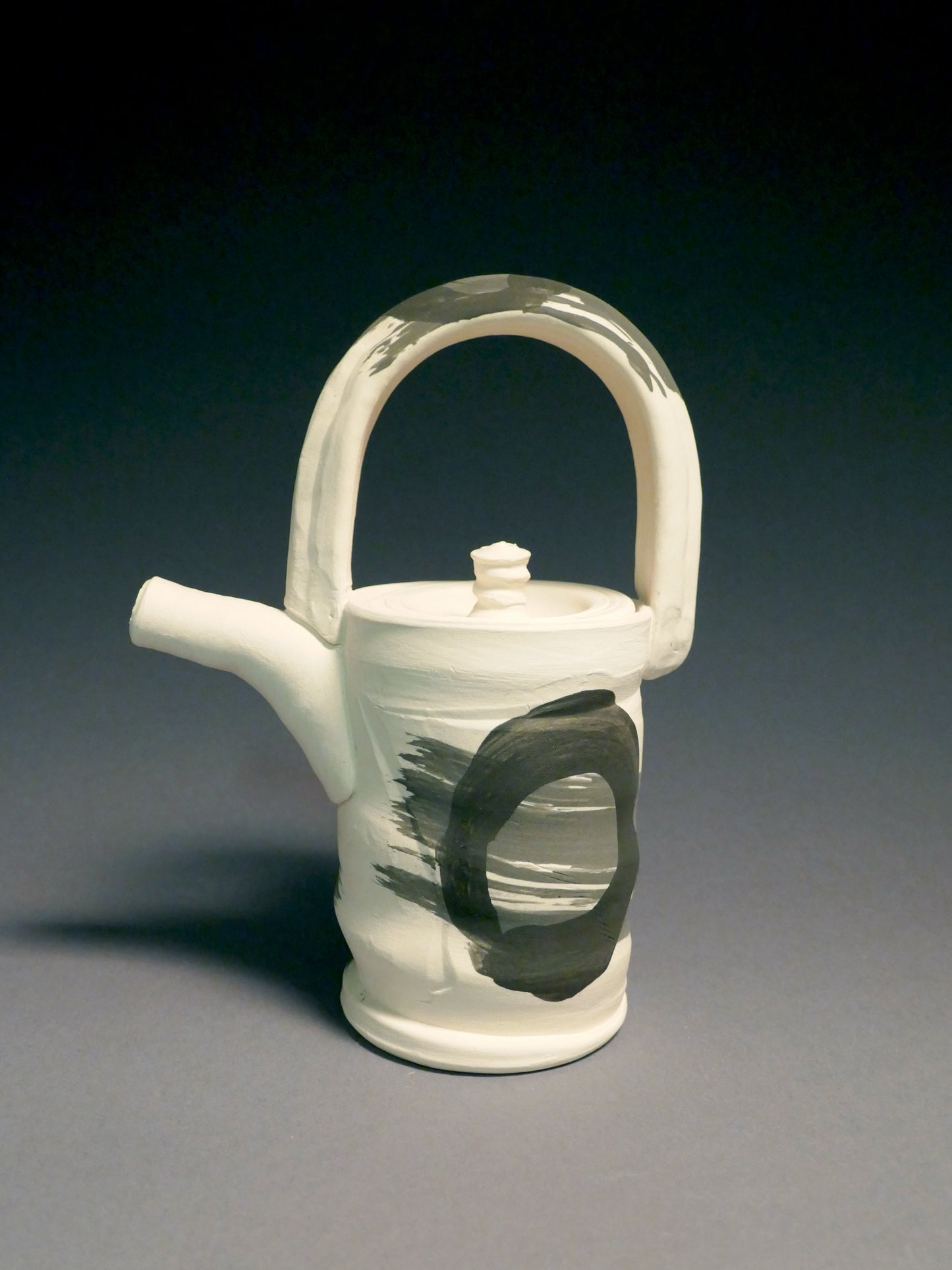 teapot 2 - oxidation fired porcelain
