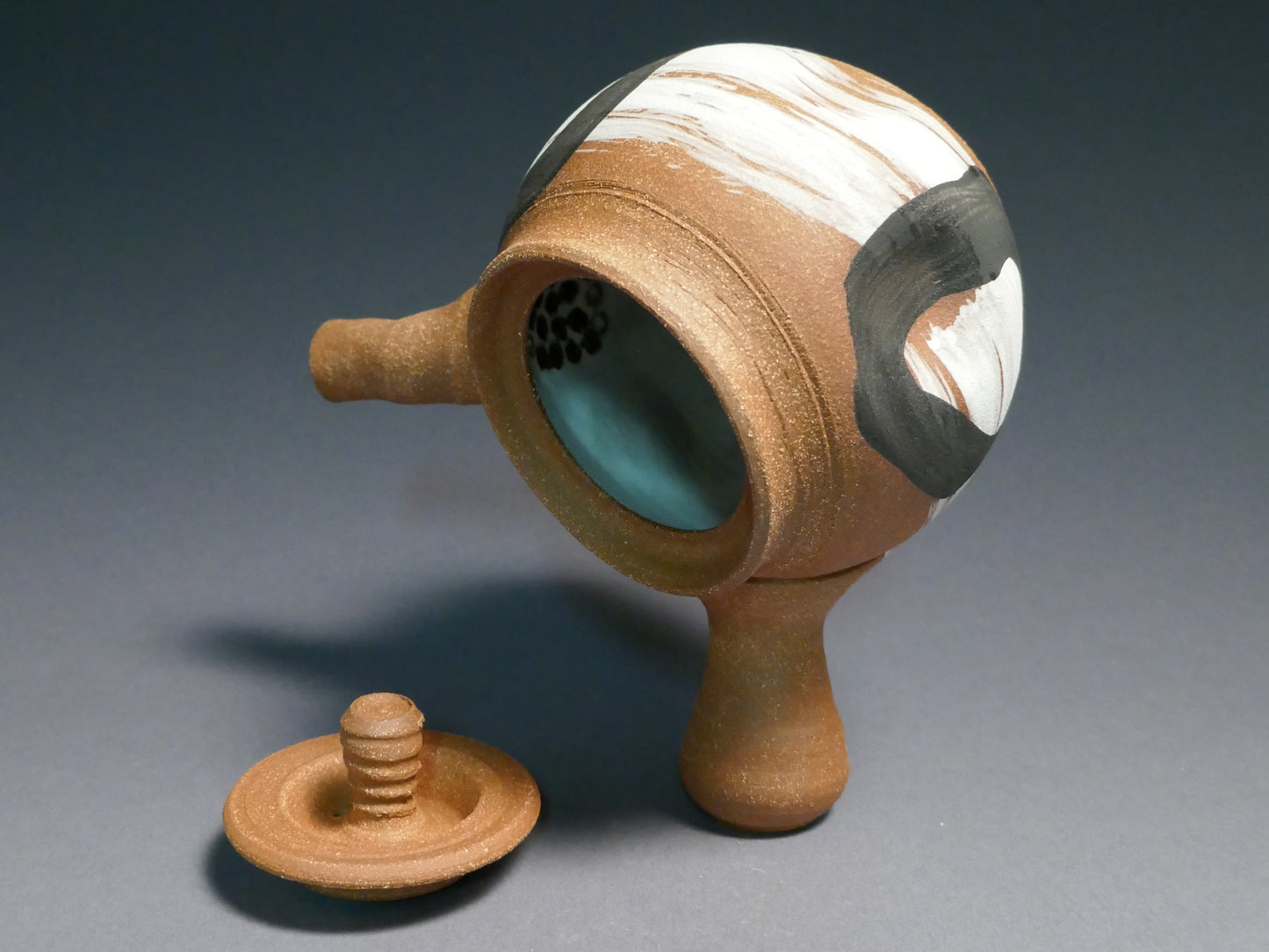 teapot 3 - oxidation fired stoneware